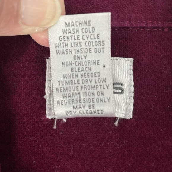 CHICO'S Velvet Blazer Size 1 Womens 10 Jacket Dressy Boho Chic Y2K Retro Cropped - Picture 7 of 14